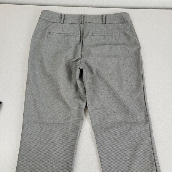 Liz Claiborne Womens Black White Mid Rise Flat Front Regular Fit Dress Pant Sz 6 - Picture 3 of 7